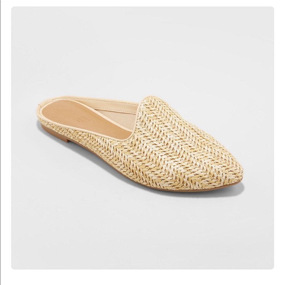 Woven mules